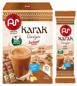 شاي كرك عدني سريع التحضير بالزنجبيل