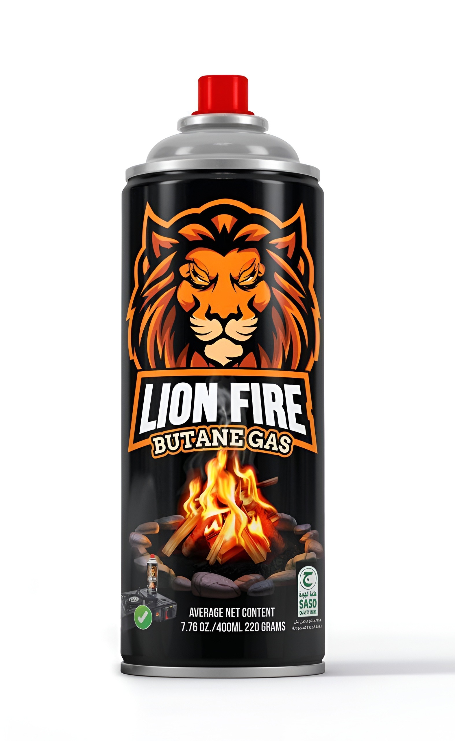Lion Fire Butane Gas