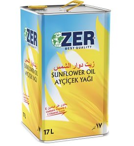 زيت دوار الشمس زير 17 لتر